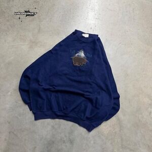 Northern Reflections Bear Fleece Crewneck Size Large